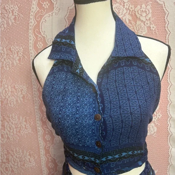 World Hawaiian Fashions Indigo Batik Set - Picture 6 of 13